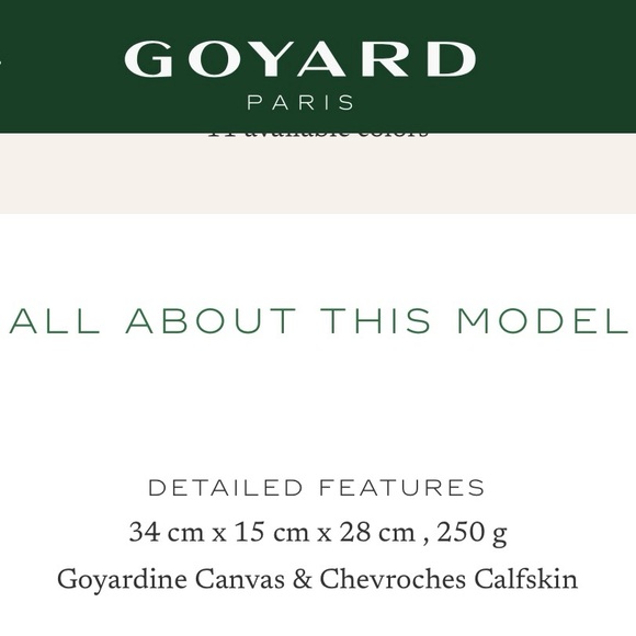 Goyard Saint Louis PM Bag NWT - Picture 4 of 11